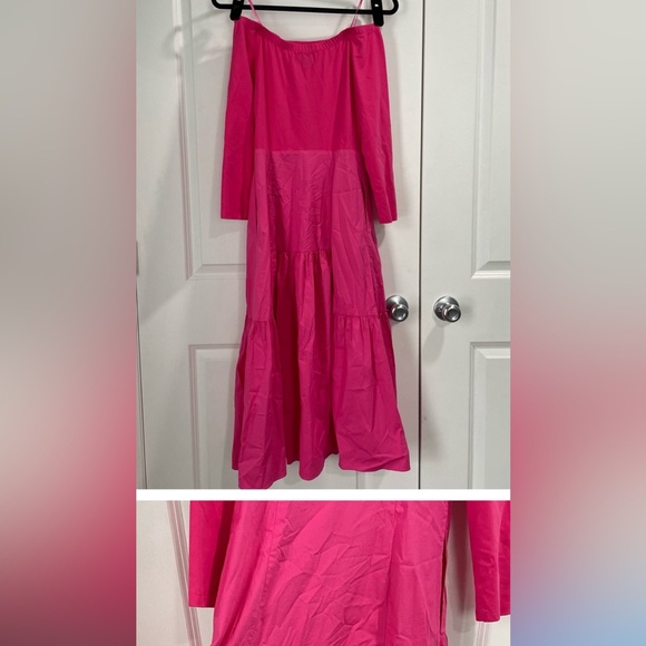 Tuckernuck × Cameran Eubanks Wimberly Camilla Pink Marissa Midi Dress M NWT - Picture 4 of 4